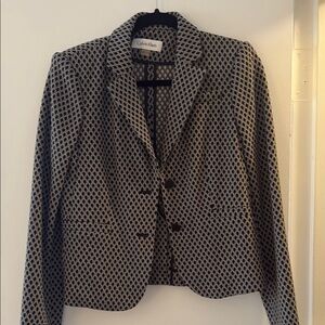 Vintage Calvin Klein Black and White Blazer